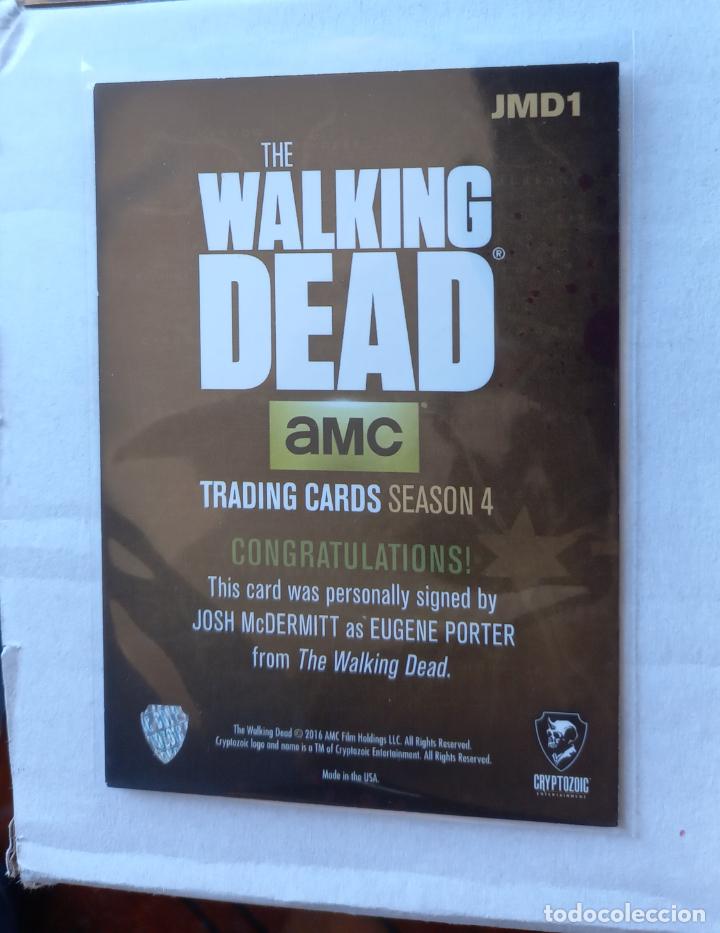 Cine: AUT&Oacute;GRAFO JOSH MCDERMITT - EUGENE - THE WALKING DEAD - Foto 2