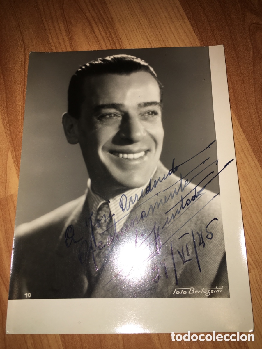 Cine: Luis Hurtado - Autografo actor - Foto 1