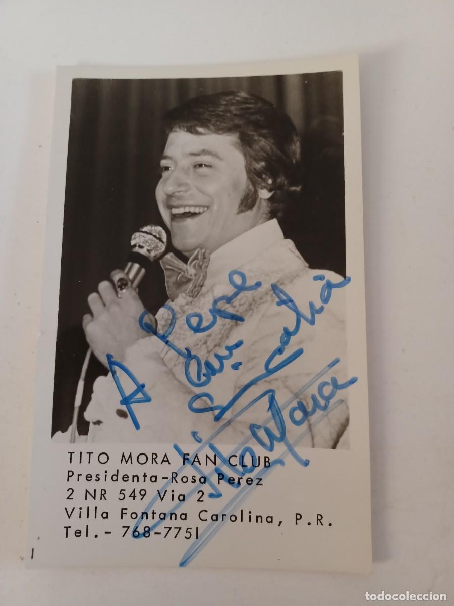 Cine: TITO MORA: postal con su aut&oacute;grafo - Foto 1
