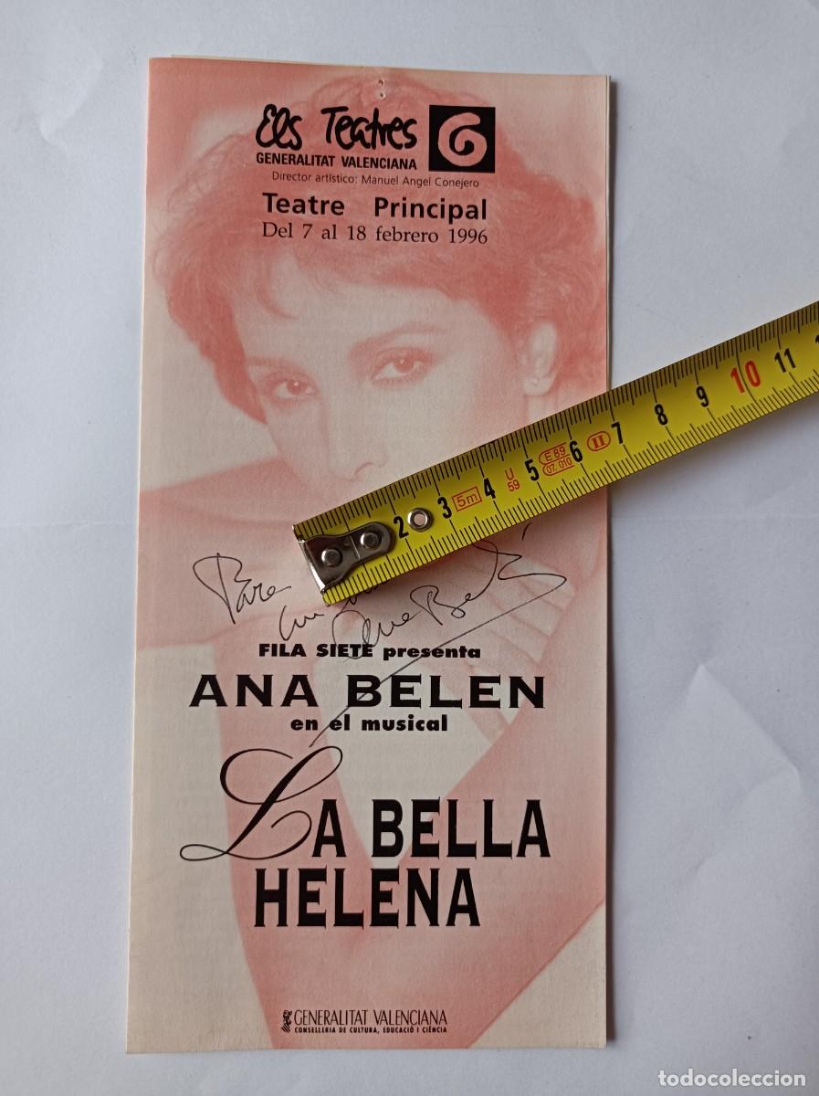 Cine: AUT&Oacute;GRAFO ANA BEL&Eacute;N CON DEDICATORIA - Foto 1