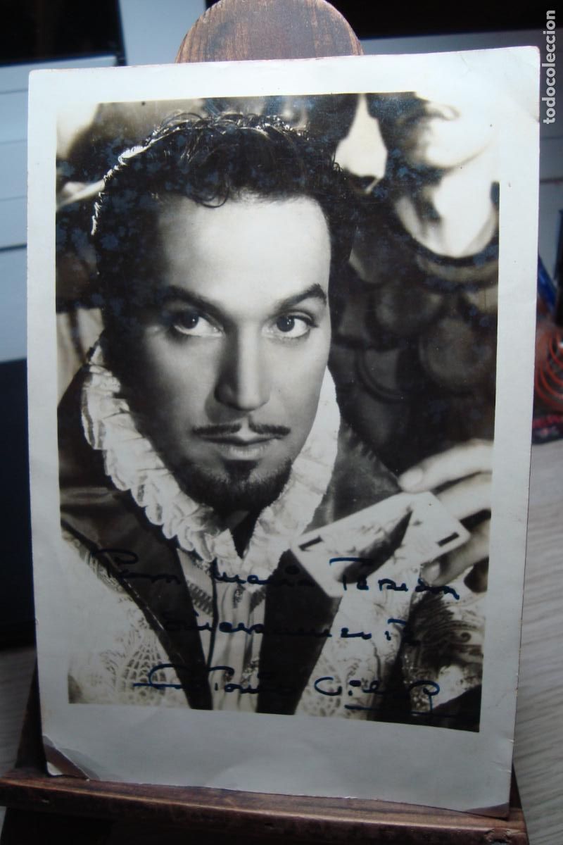 Cine: ANTIGUA FOTOGRAFIA ACTOR ANTONIO VILA. DEDICADA Y FIRMADA.