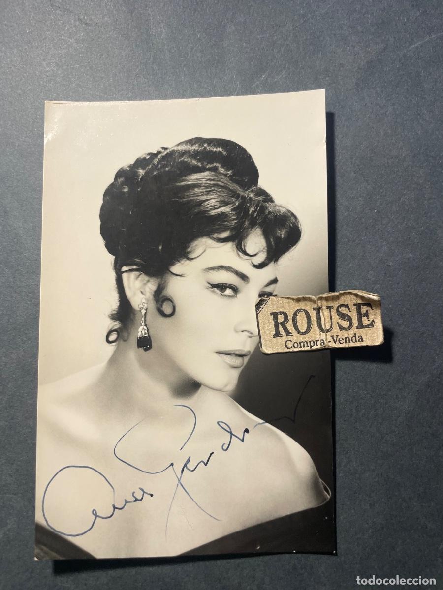 Cine: AUTOGRAFOS ANTIGUA FOTOGRAFIA CON AUTOGRAFO ORIGINAL A TINTA ACTRIZ , AMERICANA AVA GARDNER