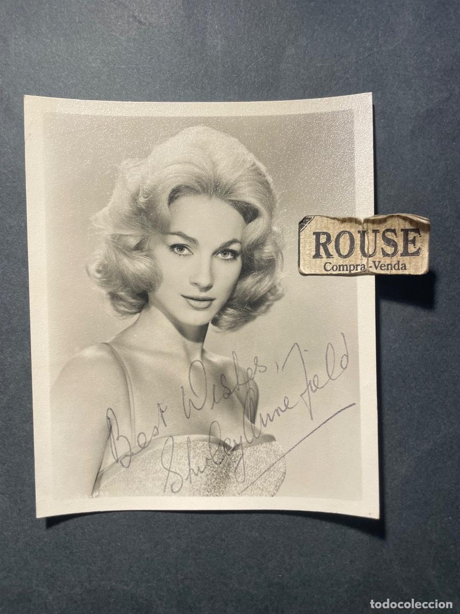 Cine: AUTOGRAFOS ANTIGUA FOTOGRAFIA CON DEDICATORIA ORIGINAL A TINTA ACTRIZ , SHIRLEY ANNE FIELD