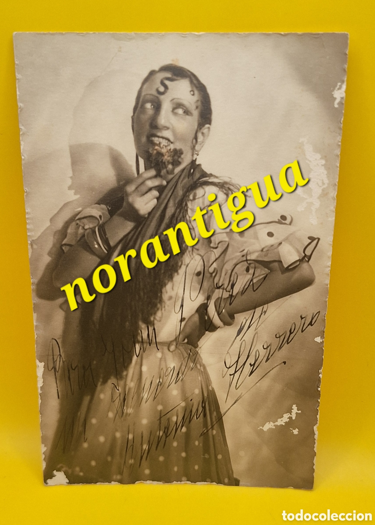 Cinema: Fotograf&iacute;a Firmada Antonia Herrero - Actriz - (1897 - 1978) -