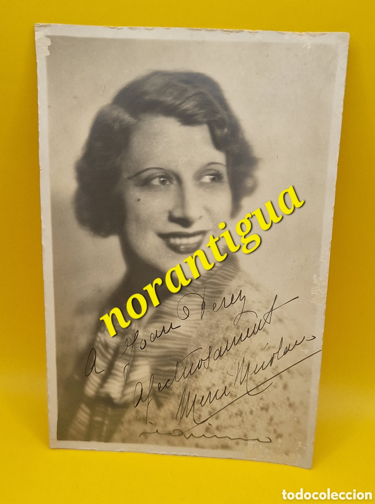 Cinema: Fotograf&iacute;a Firmada Mercedes Nicolau - Actriz Catalana -