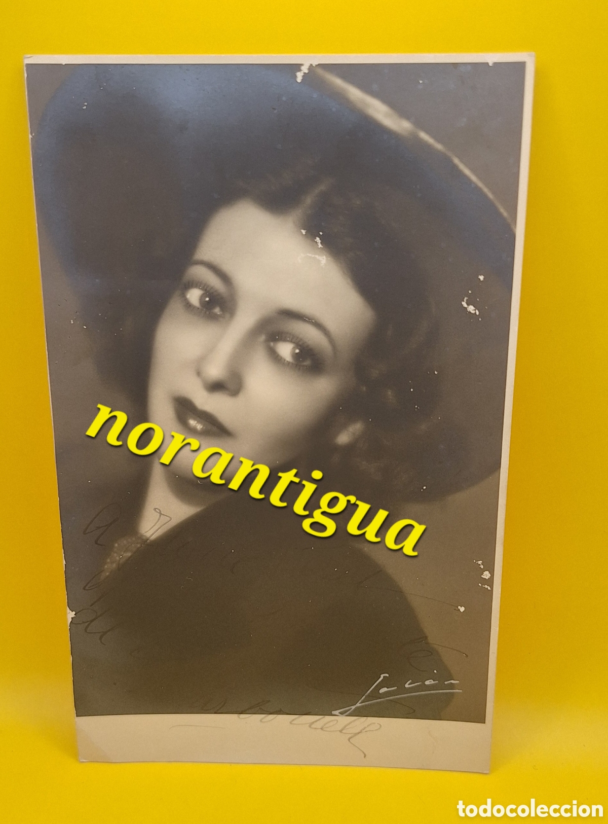 Cin&eacute;ma: Fotograf&iacute;a Firmada Carmen Carbonell Nonell - Actriz - Barcelona 1900 - 1988 -