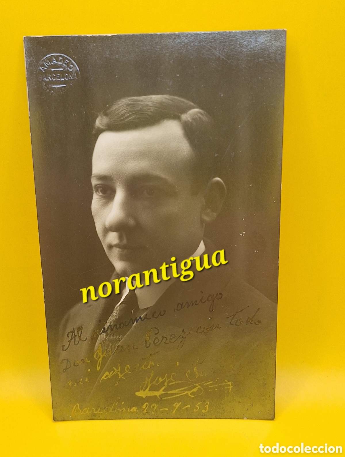 Cinema: Fotograf&iacute;a Firmada Jos&eacute; Farr&aacute;s - Actor Catal&aacute;n -
