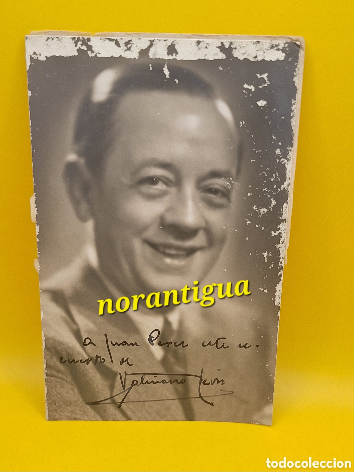 Cinema: Fotograf&iacute;a Firmada Valeriano Le&oacute;n - Actor - Oviedo 1892 - Madrid 1955 -