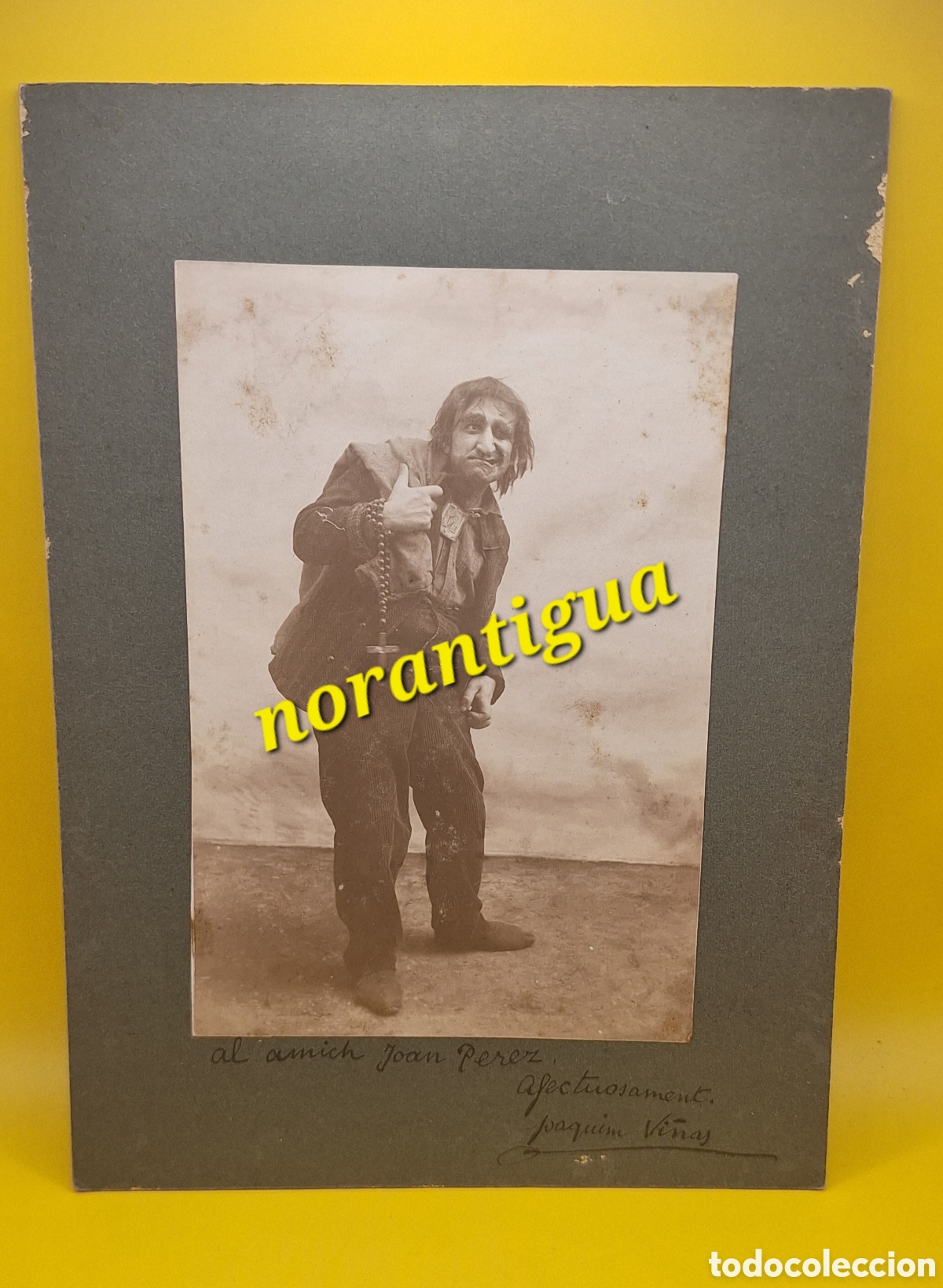 Cine: Fotograf&iacute;a Firmada por el Actor Catal&aacute;n Joaquim Vi&ntilde;as - Joaquim Vinyes - Principios del siglo XX