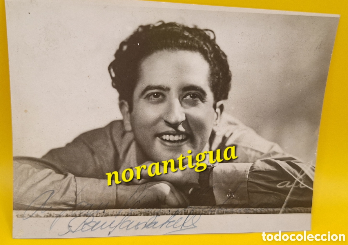 Cine: Fotograf&iacute;a Firmada por el Actor Pau Garsaball i Torrens - Granollers 1920 - Barcelona 1991