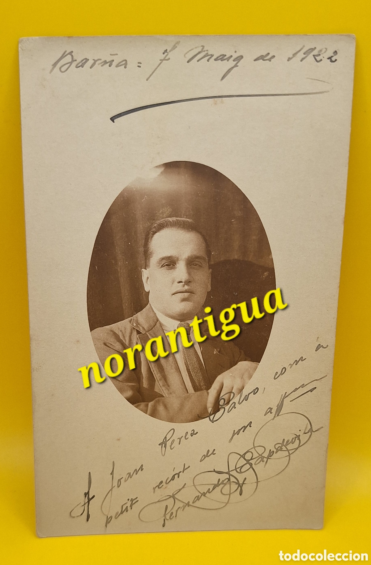 Cine: Fotograf&iacute;a Firmada Fernando Capdevila - Actor Catal&aacute;n - Teatro -