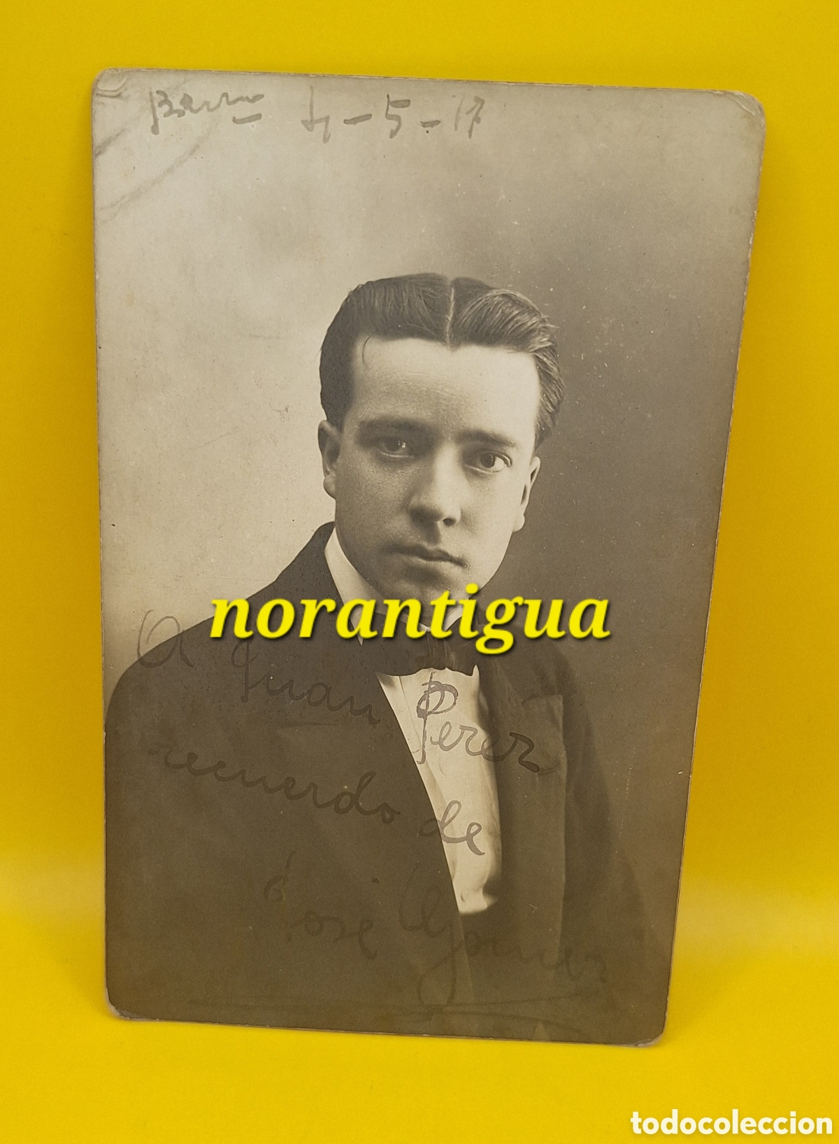 Cine: Fotograf&iacute;a Firmada por Actor o Cantante a Identificar Jos&eacute; G&oacute;mez ? - A&ntilde;o 1917