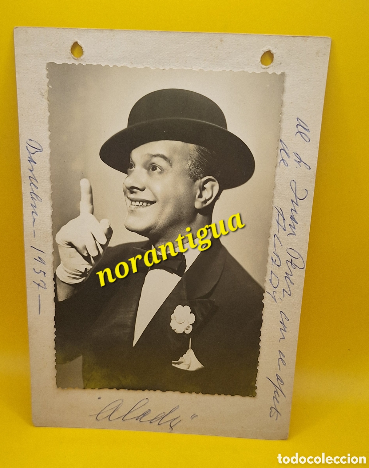 Cine: Fotograf&iacute;a Firmada Carlos Salda&ntilde;a Beut - Alady - Actor C&oacute;mico - Valencia 1902 - Barcelona 1968
