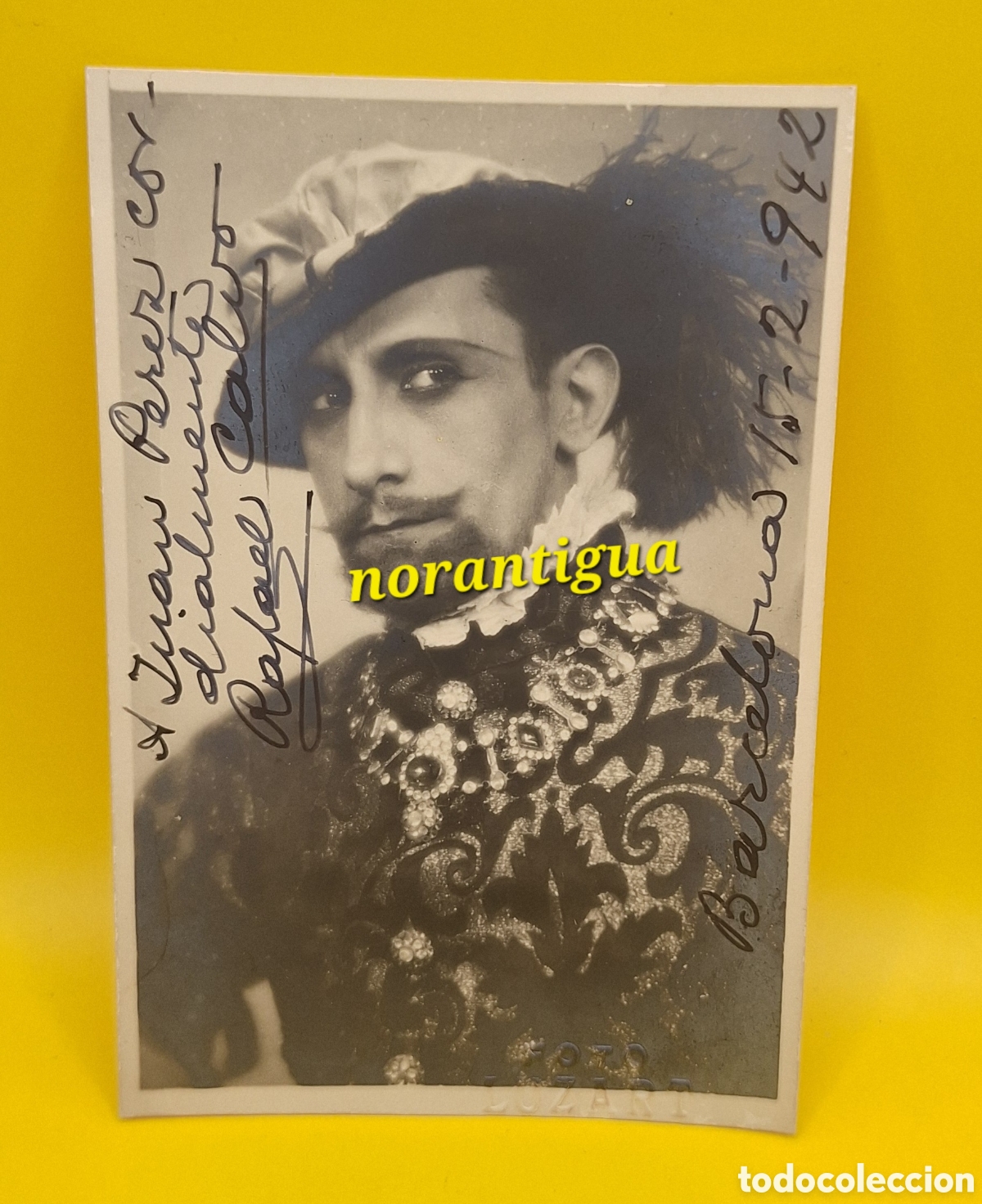 Cine: Fotograf&iacute;a Firmada por el Actor Rafael Calvo