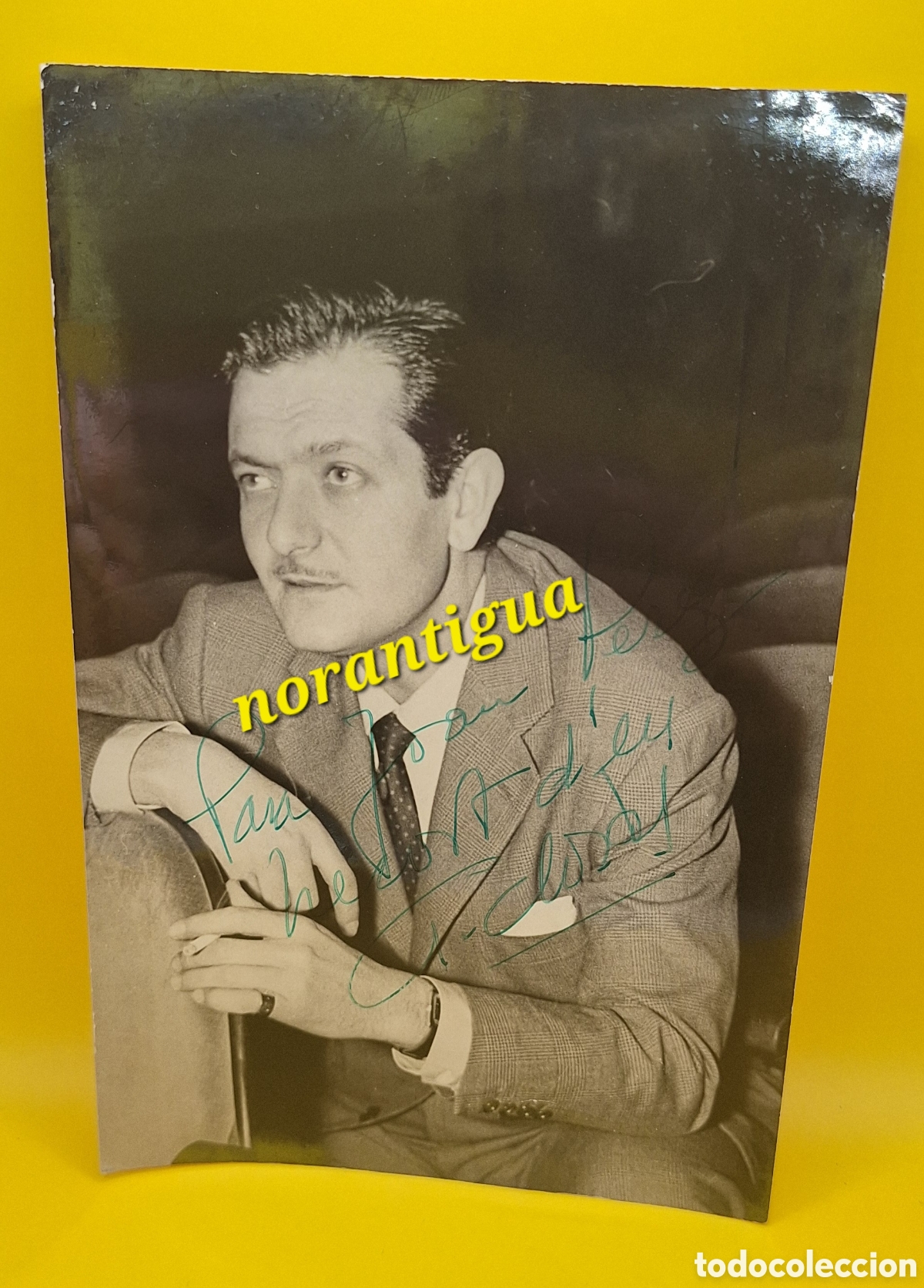 Cine: Fotograf&iacute;a Firmada Alberto Closas - Actor - Barcelona 1921 - Madrid 1994