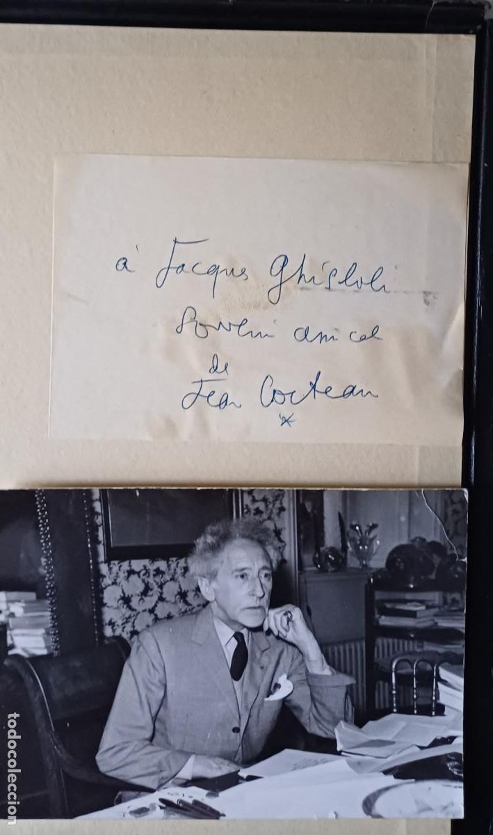 Cin&eacute;ma: AUT&Oacute;GRAFO, FOTOGRAFIA Y DISCO DEL POETA, DRAMATURGO Y DIRECTOR DE CINE FRANC&Eacute;S, JEAN COCTEAU (1960)