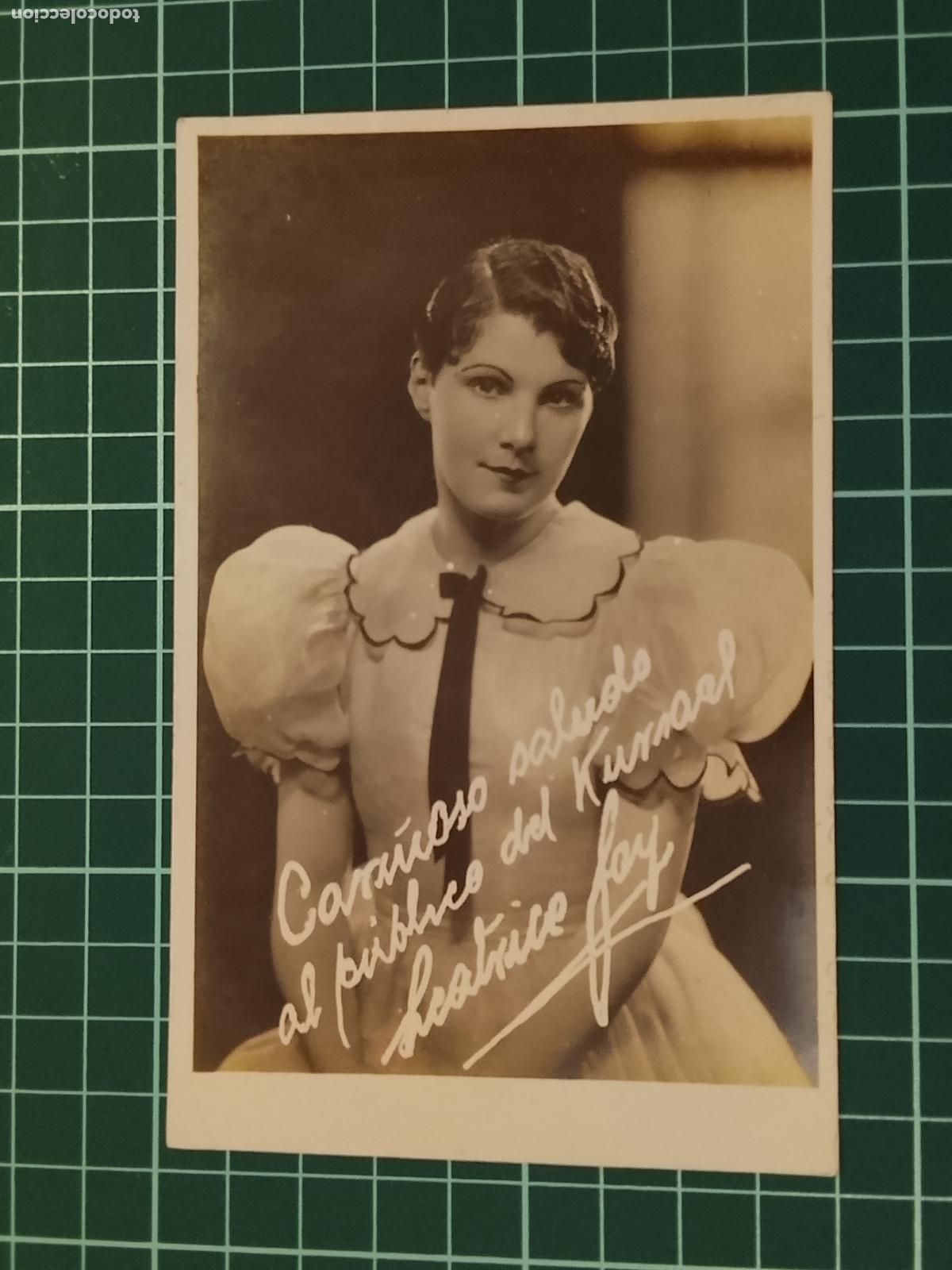 Cine: LEATRICE JOY - AUTOGRAFO IMPRESO - FOTOGRAFICA - POSTAL ANTIGUA DE CINE (115.986)