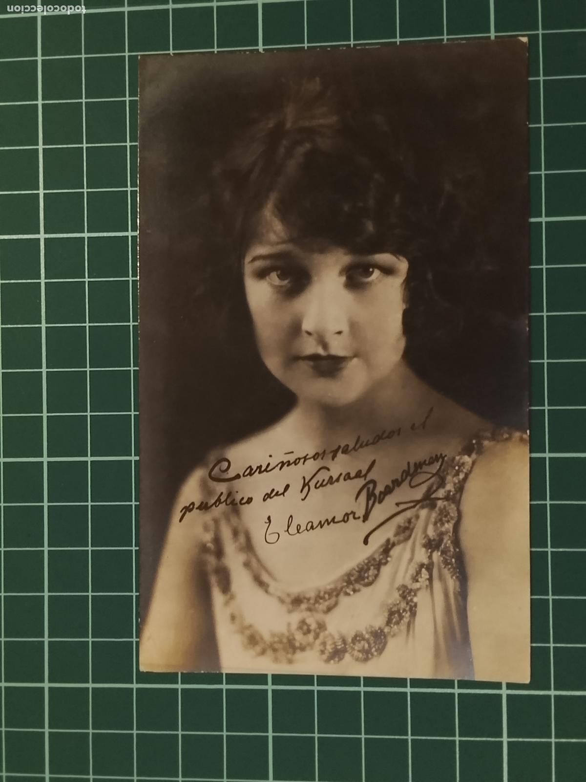 Cine: ELEANOR BOARDMAN - AUTOGRAFO IMPRESO - FOTOGRAFICA - POSTAL ANTIGUA DE CINE (115.988)