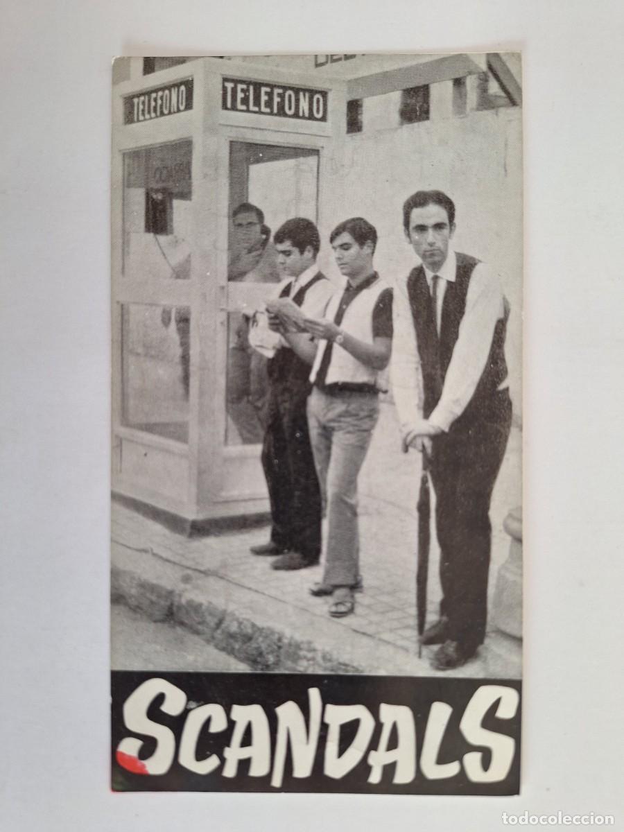Cin&eacute;ma: TARJETA GRUPO MUSICAL ESPA&Ntilde;OL DEDICADA CON AUTOGRAFO SCANDALS RV 2850