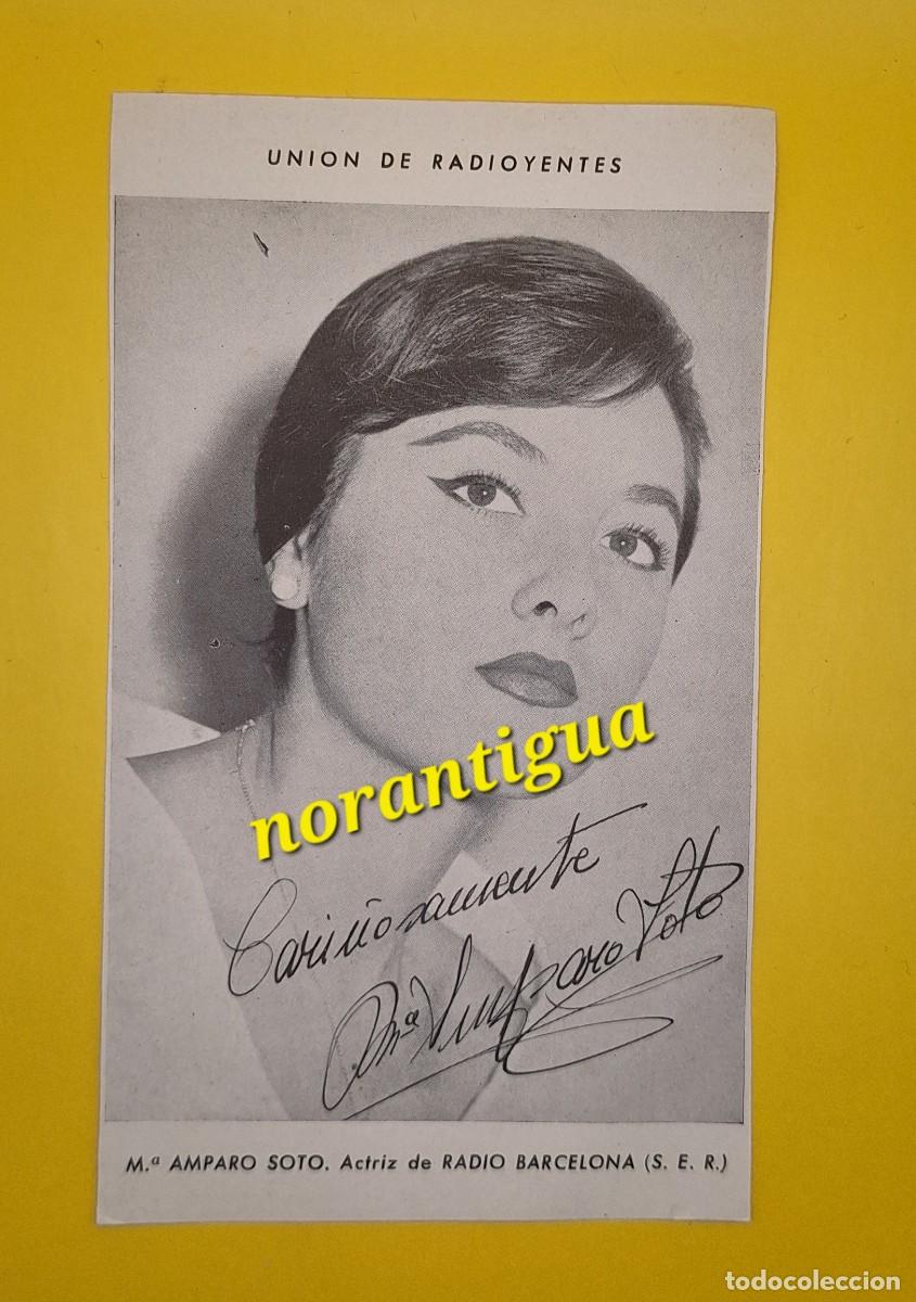 Cin&eacute;ma: Programa Firmado Mar&iacute;a Amparo Soto - Actriz - Radio Barcelona SER