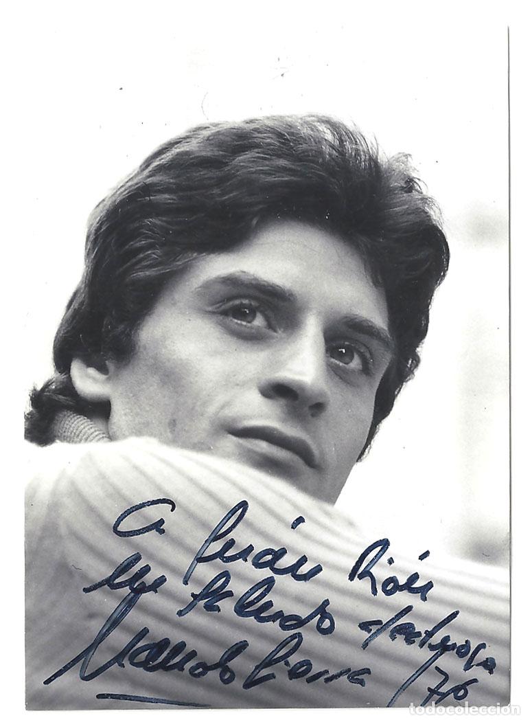 Cine: F37599 MANUEL SIERRA AUTOGRAFO FOTO DE EPOCA