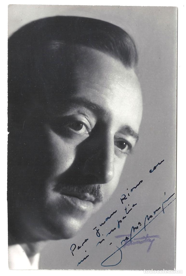 Kino: F37601 JOSE MARIA MOMPIN AUTOGRAFO FOTO DE EPOCA