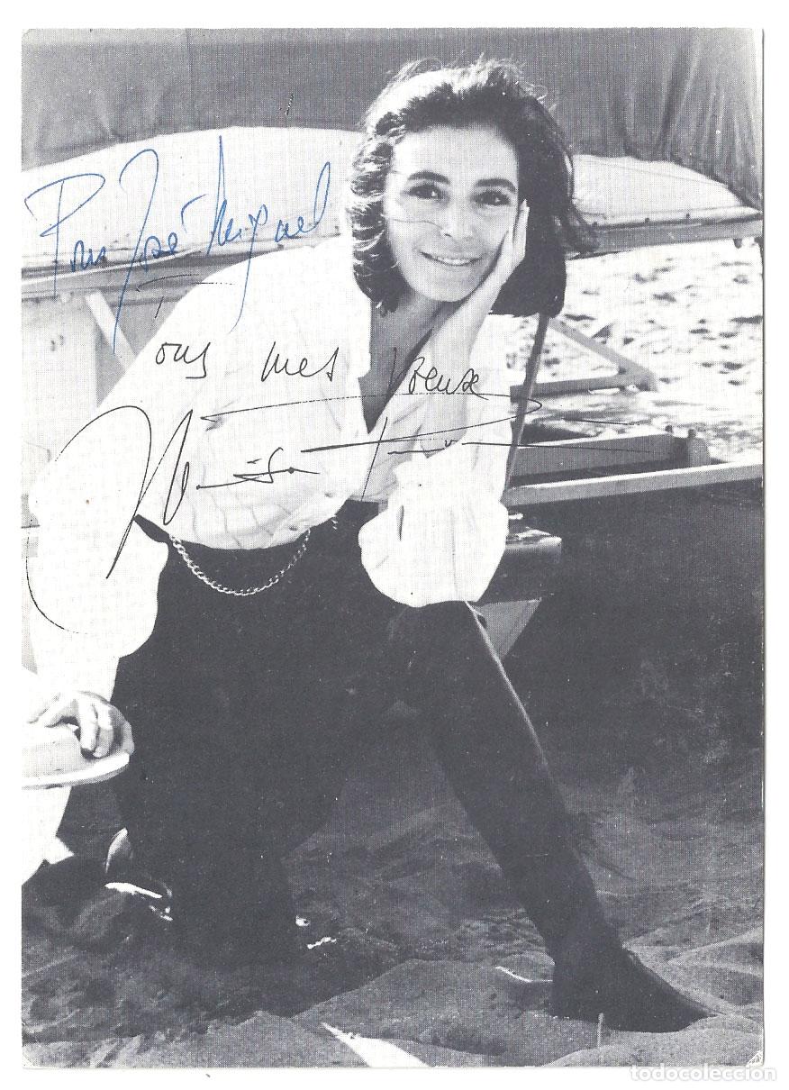 Kino: F37607 MARISA PAVAN AUTOGRAFO FOTO DE EPOCA