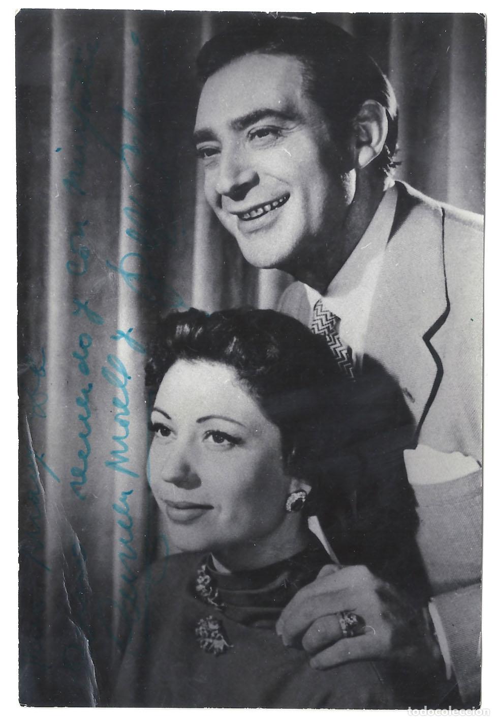 Cine: F37616 CARMEN MORELL PEPE BLANCO AUTOGRAFO FOTO DE EPOCA
