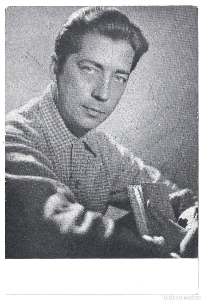 Cinema: F37622 CARLOS MU&Ntilde;OZ AUTOGRAFO FOTO DE EPOCA