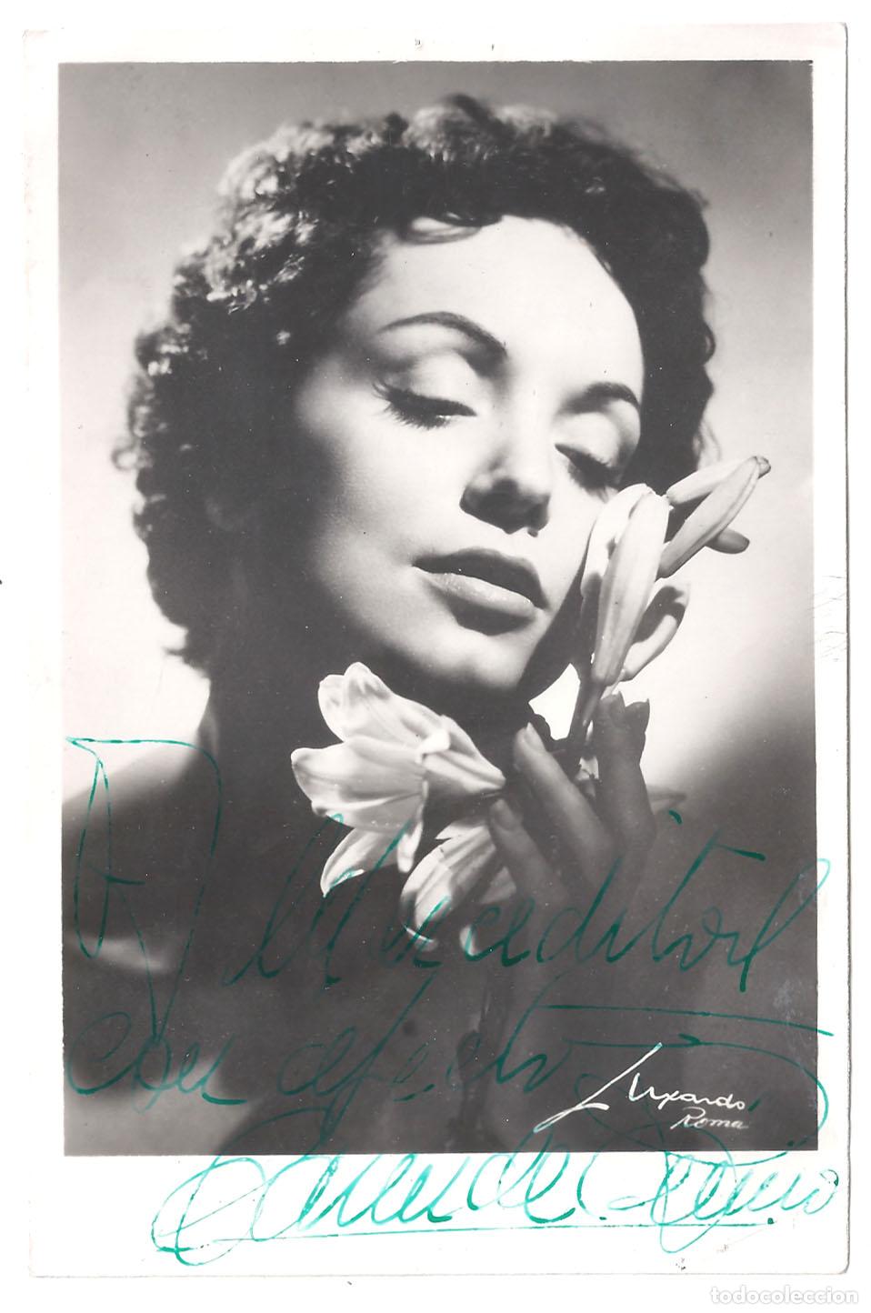 Cinema: F37633 CARMEN DE LIRIO AUTOGRAFO FOTO B/N ORIGINAL ITALIANA FOTOGRAFO LUXANDO
