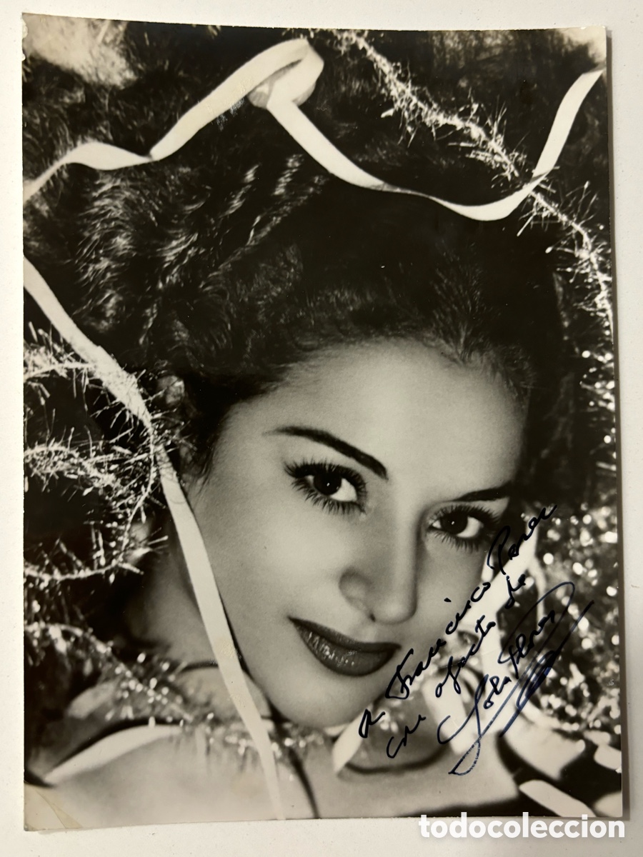 Cine: Foto original con aut&oacute;grafo de Lola Flores M