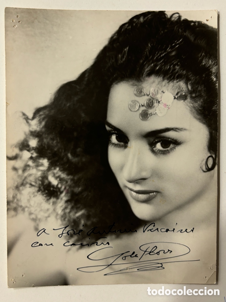 Cine: Foto original con aut&oacute;grafo de Lola Flores M