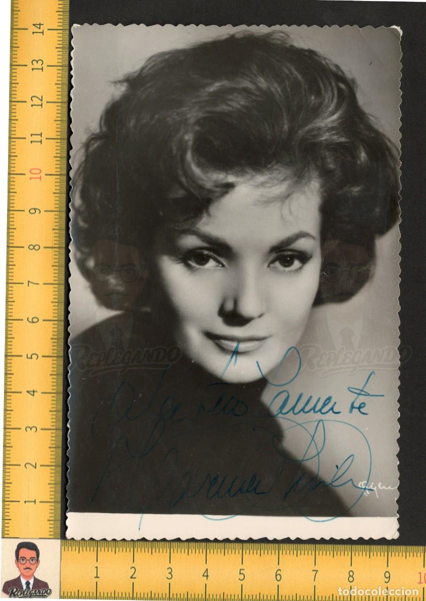 Cine: CARMEN SEVILLA : AUT&Oacute;GRAFO / FIRMA ORIGINAL - FOTO POSTAL ANTIGUA ACTRIZ CINE CANTANTE PRESENTADORA