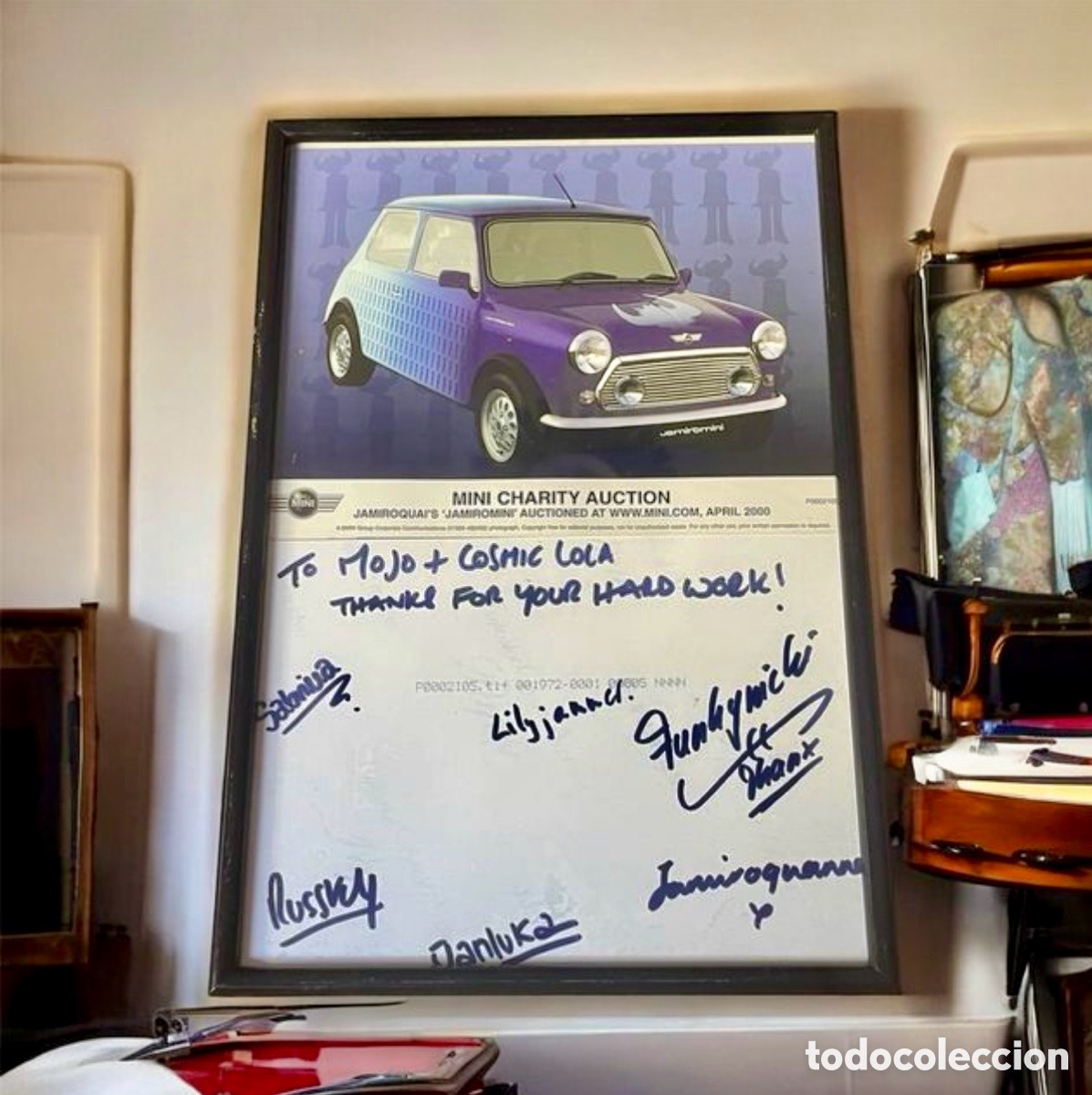 Cine: Oportunidad: firma mini 2000 Jamiroquai EXCLUSIVO