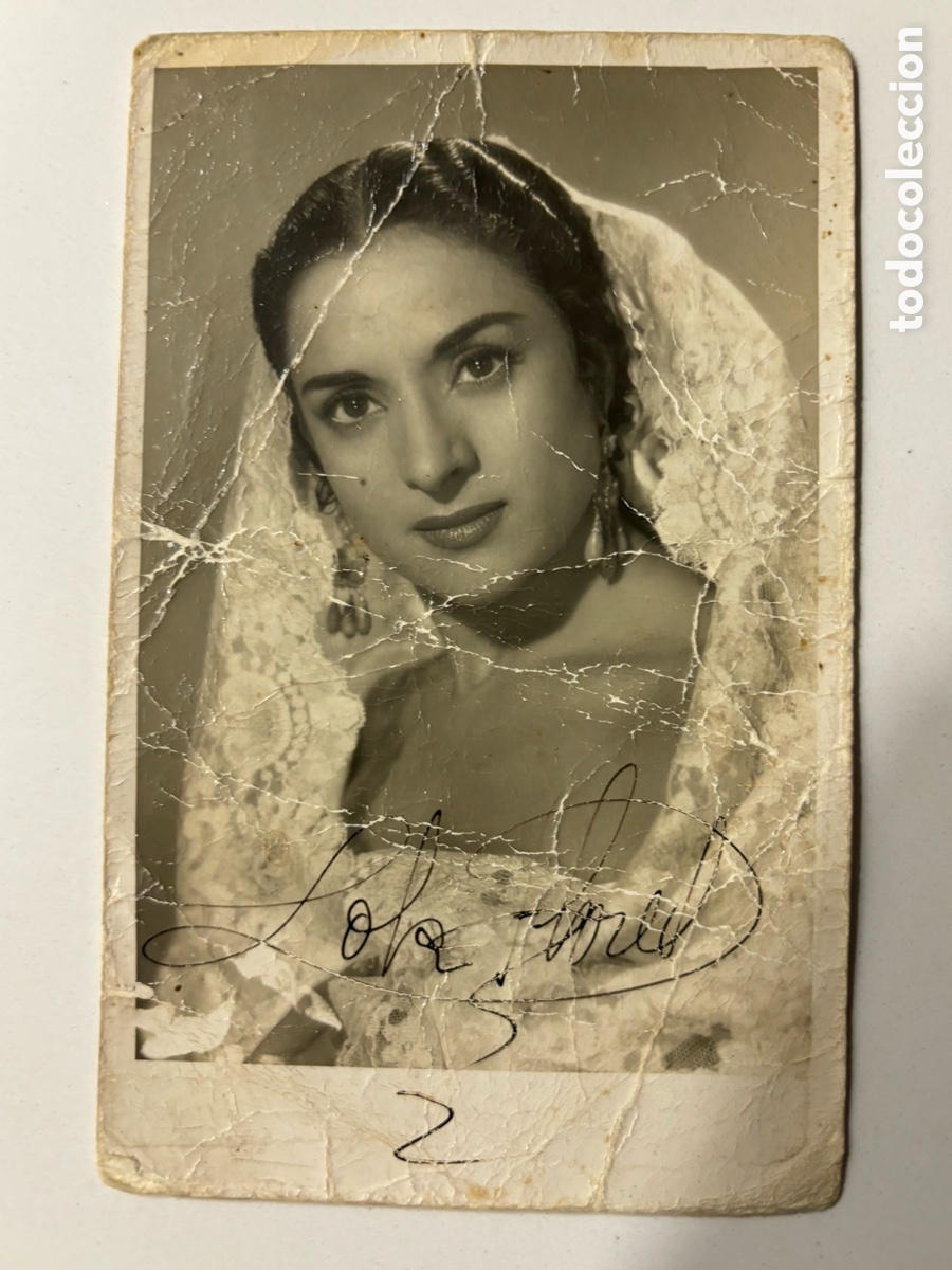Cine: Foto original con aut&oacute;grafo de Lola Flores M