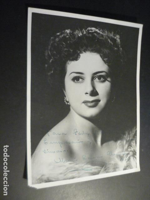 Cine: MARI CARMEN ALVARADO ARTISTA VEDETTE ANTIGUA FOTOGRAFIA CON FIRMA AUTOGRAFA 18 X 24 CM