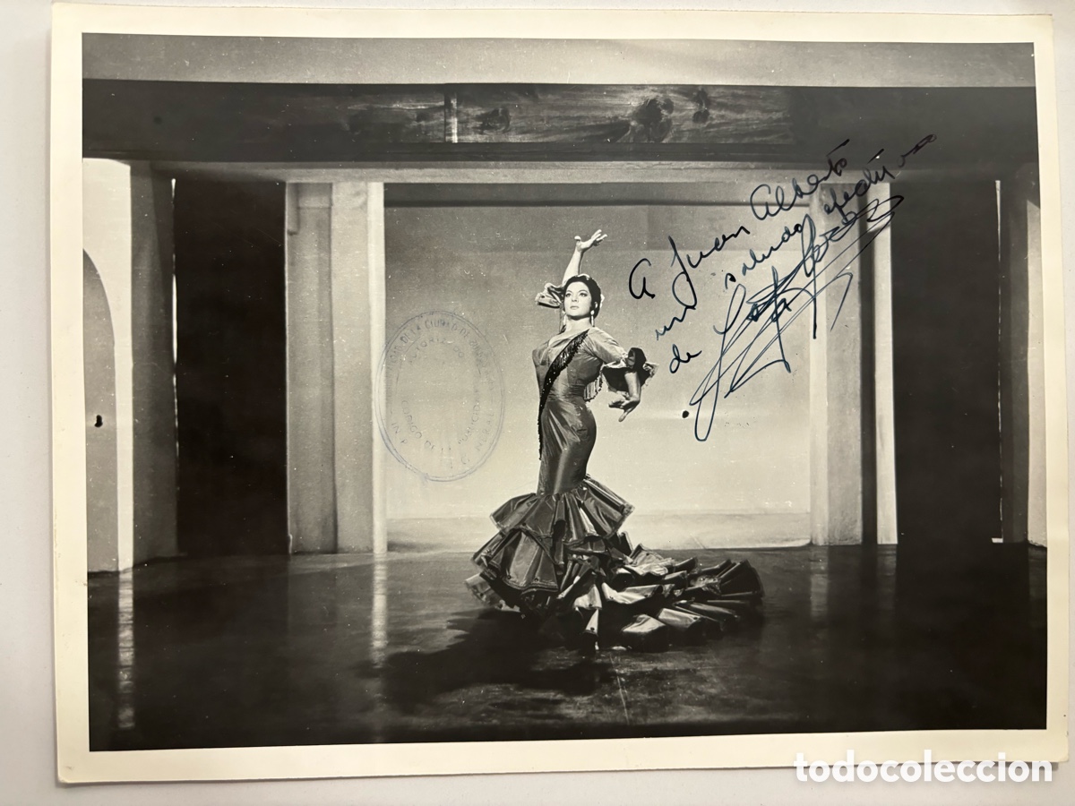 Cine: Foto original con aut&oacute;grafo de Lola Flores M