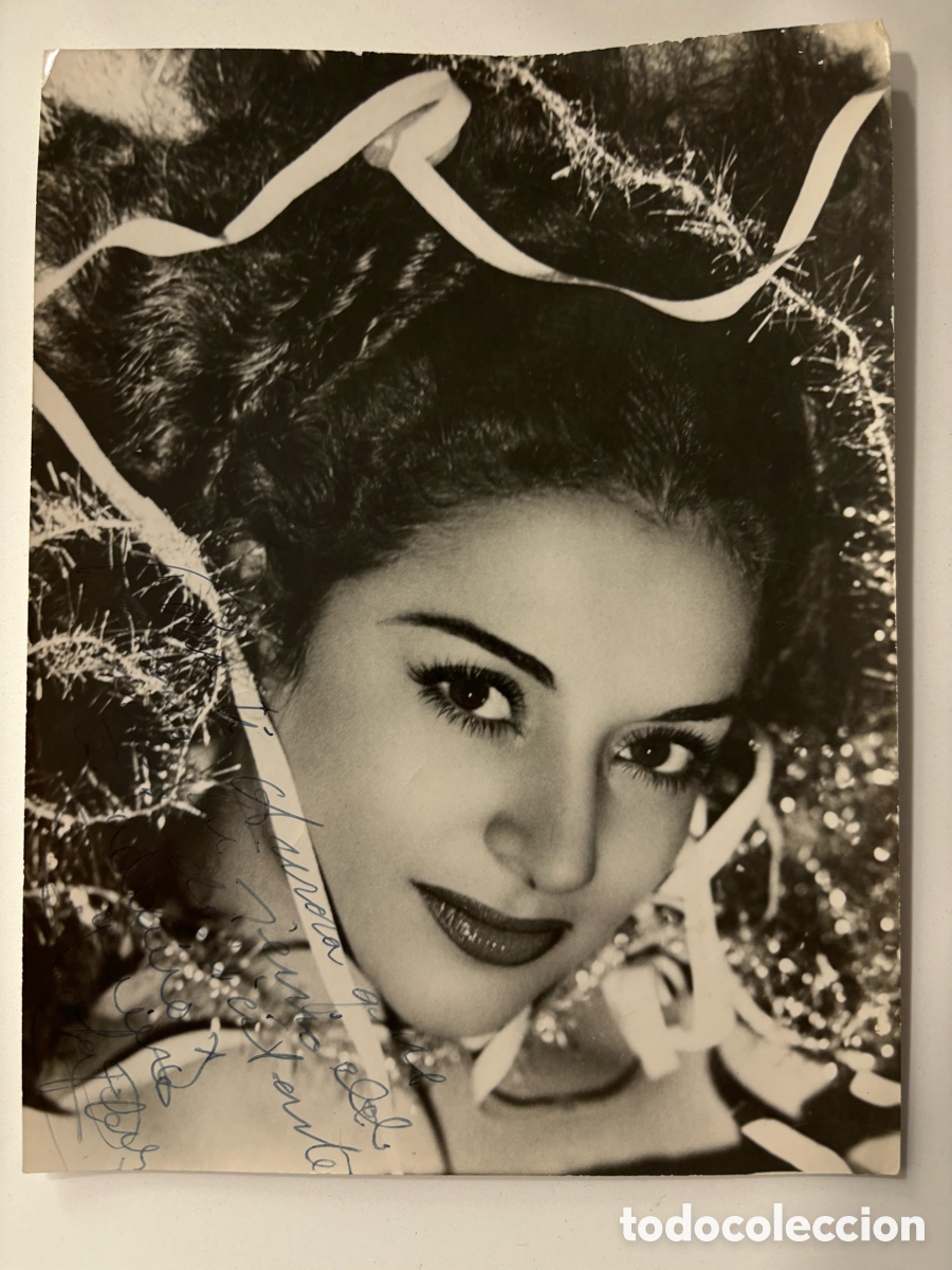 Cine: Foto original con aut&oacute;grafo de Lola Flores M
