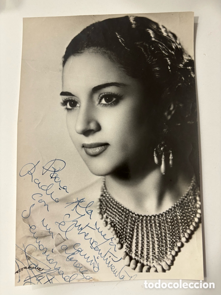 Cine: Foto original con aut&oacute;grafo de Lola Flores M