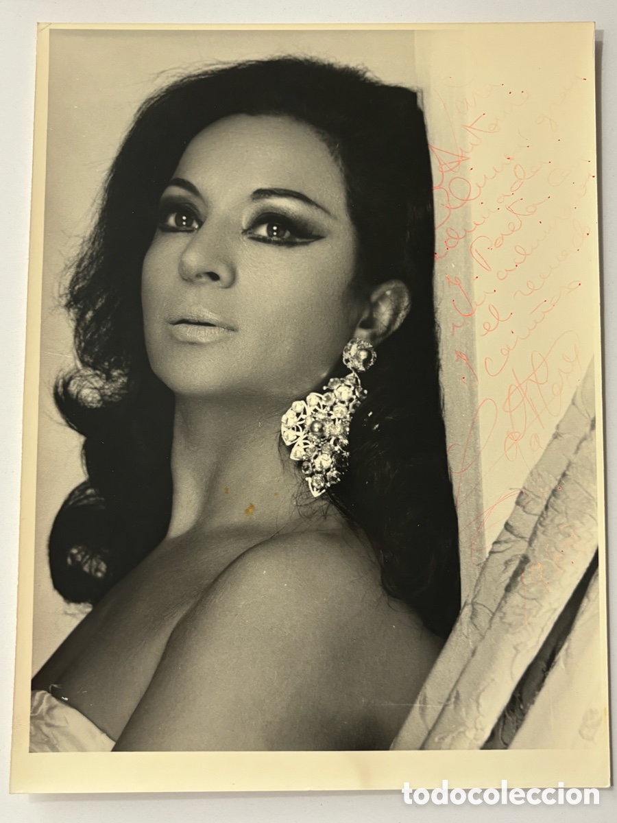 Cine: Foto original con aut&oacute;grafo de Lola Flores foto Ib&aacute;&ntilde;ez Madrid M
