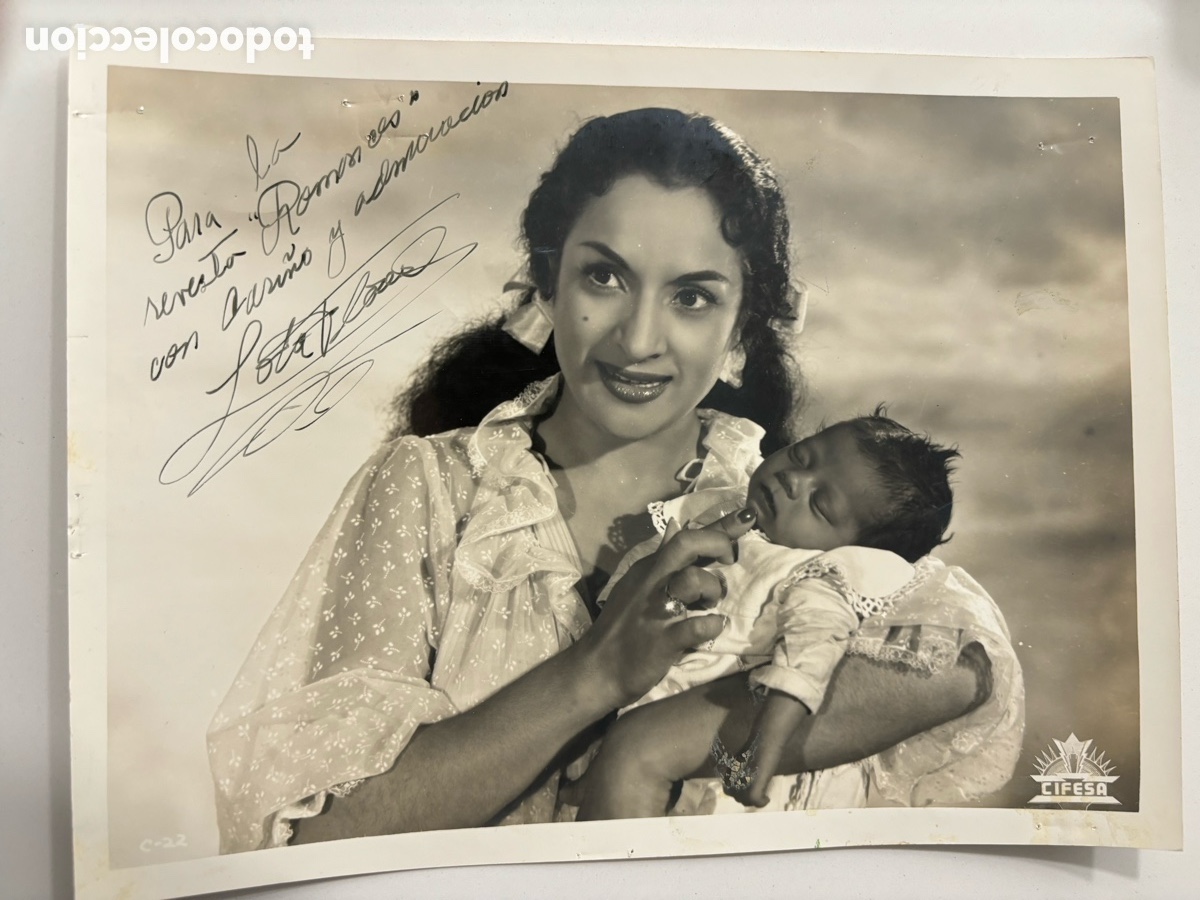 Cine: Foto original cifesa con aut&oacute;grafo de Lola Flores M