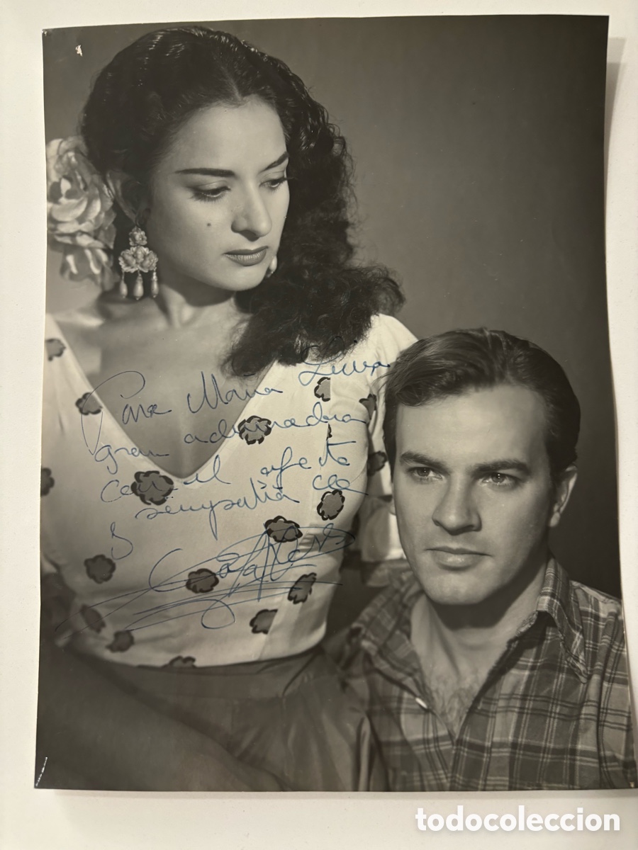 Cine: Foto original con aut&oacute;grafo de Lola Flores M