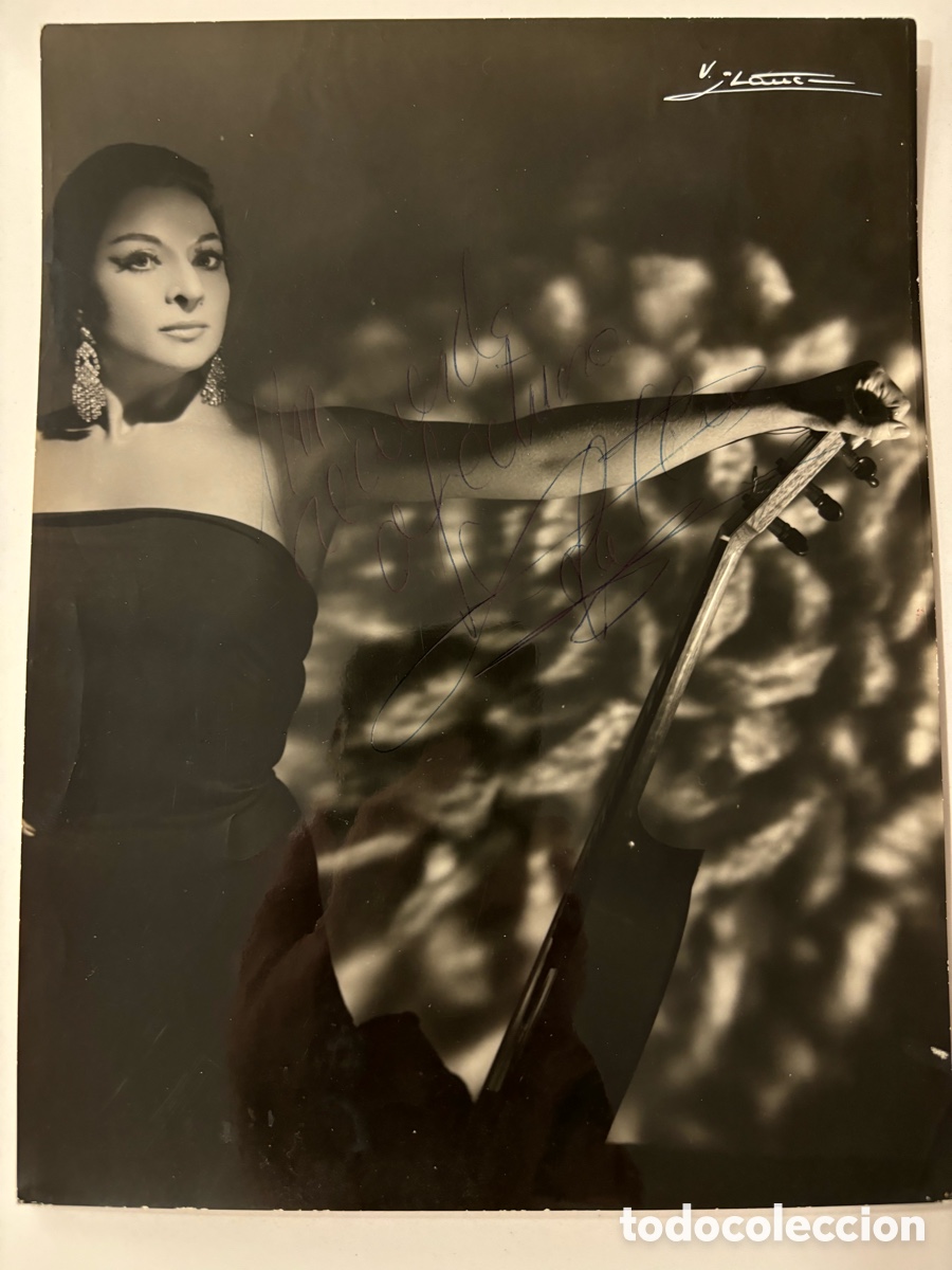 Cine: Foto original con aut&oacute;grafo de Lola Flores foto Ib&aacute;&ntilde;ez Madrid M