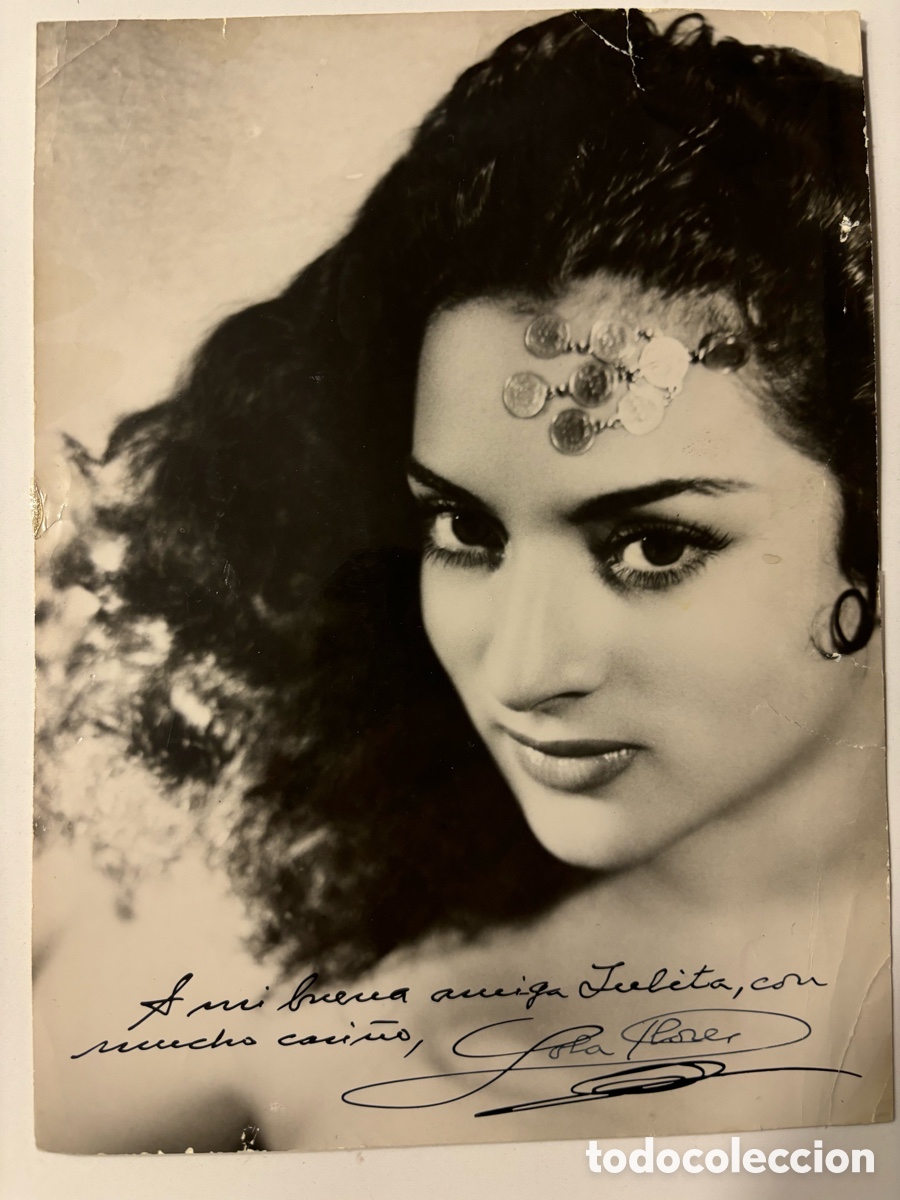 Cine: Foto original con aut&oacute;grafo de Lola Flores M