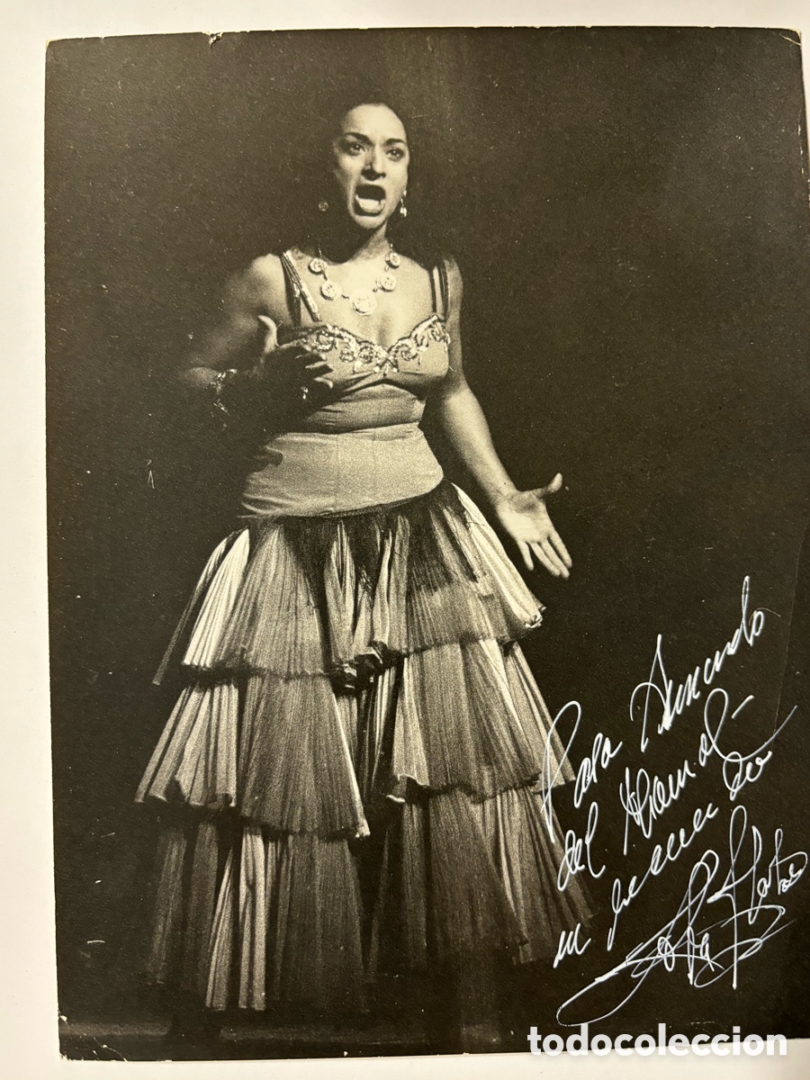 Cine: Foto original con aut&oacute;grafo de Lola Flores M