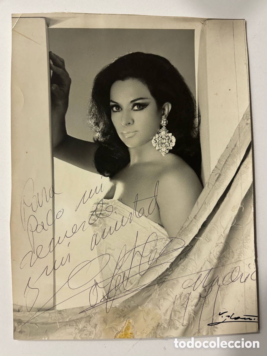 Cine: Foto original con aut&oacute;grafo de Lola Flores foto Ib&aacute;&ntilde;ez Madrid M