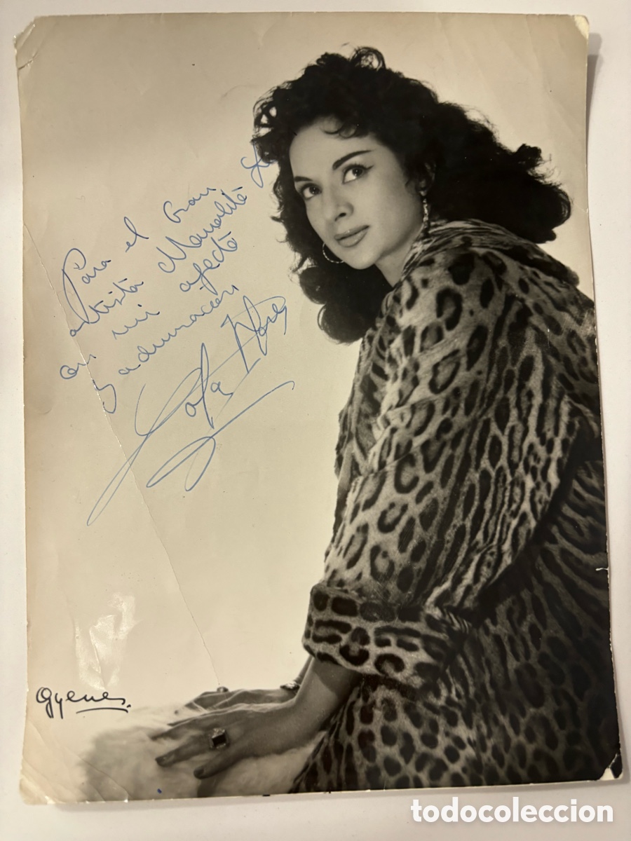 Cine: Foto original con aut&oacute;grafo de Lola Flores M