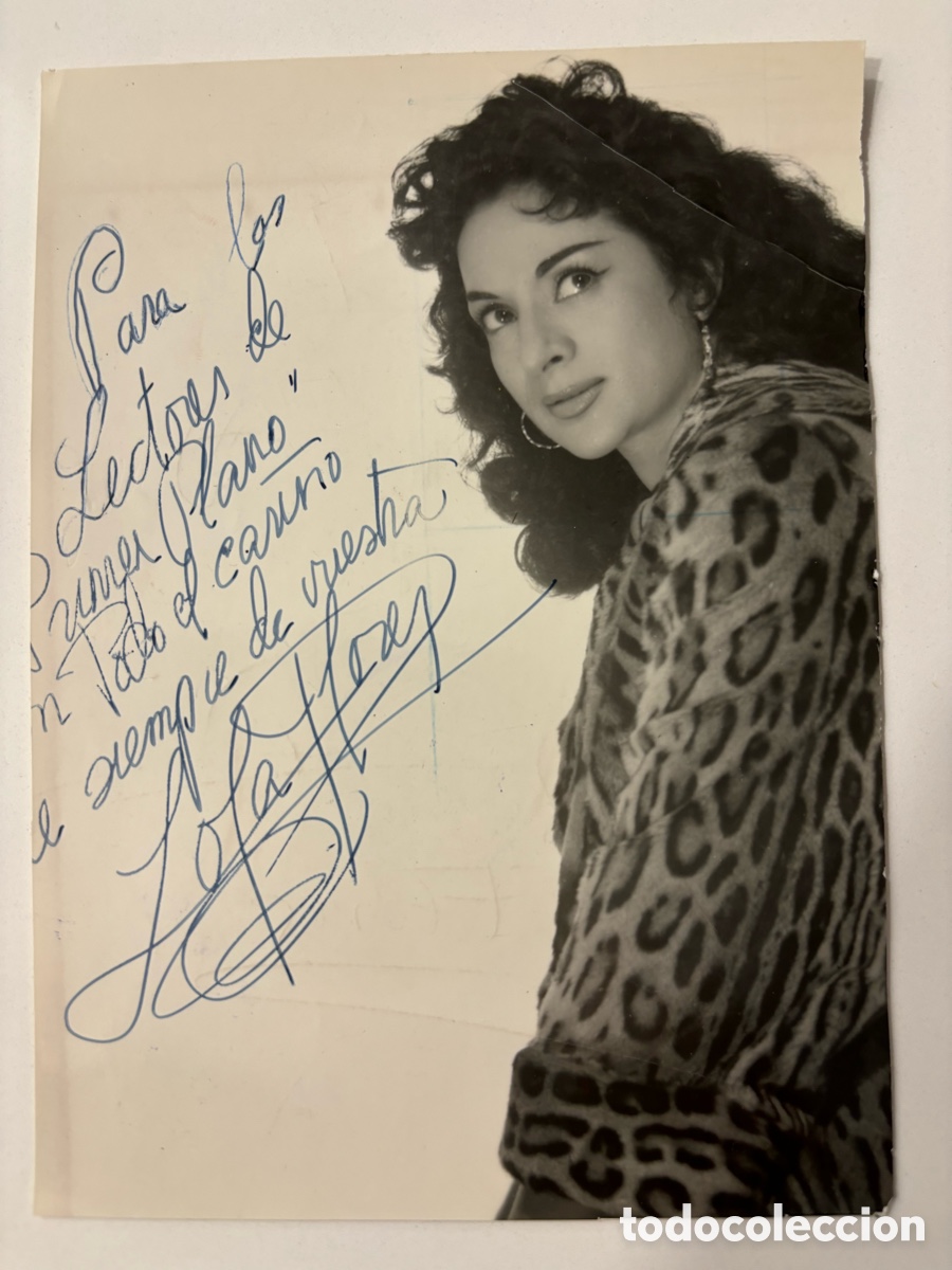 Cine: Foto original con aut&oacute;grafo de Lola Flores M