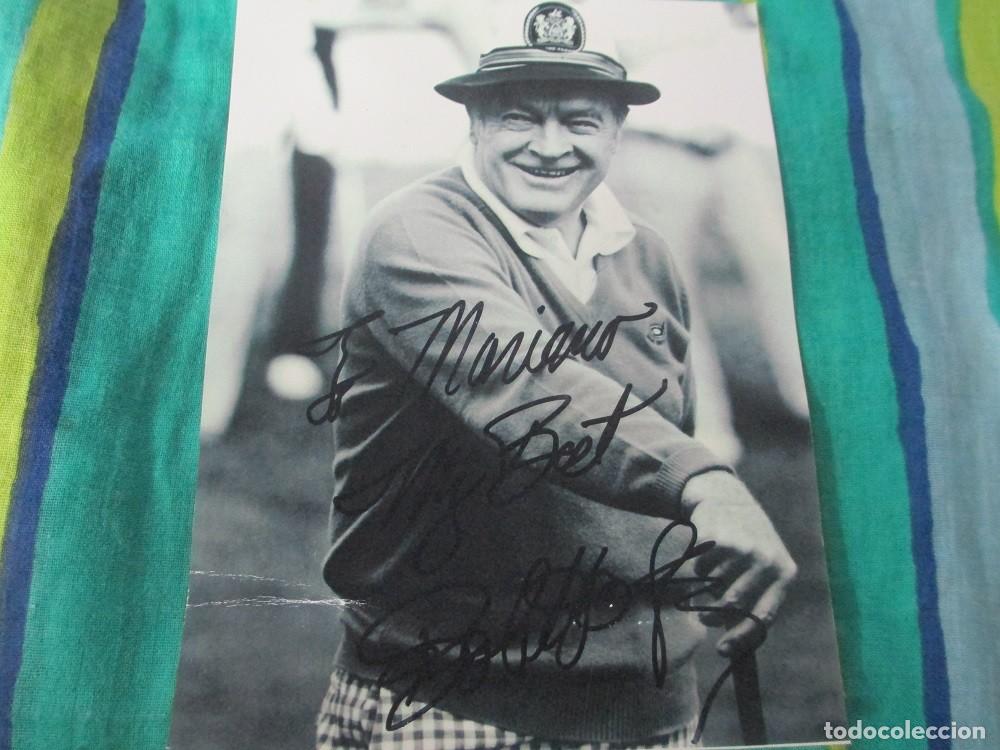 Cine: Foto antigua de Bob Hupe con autografo