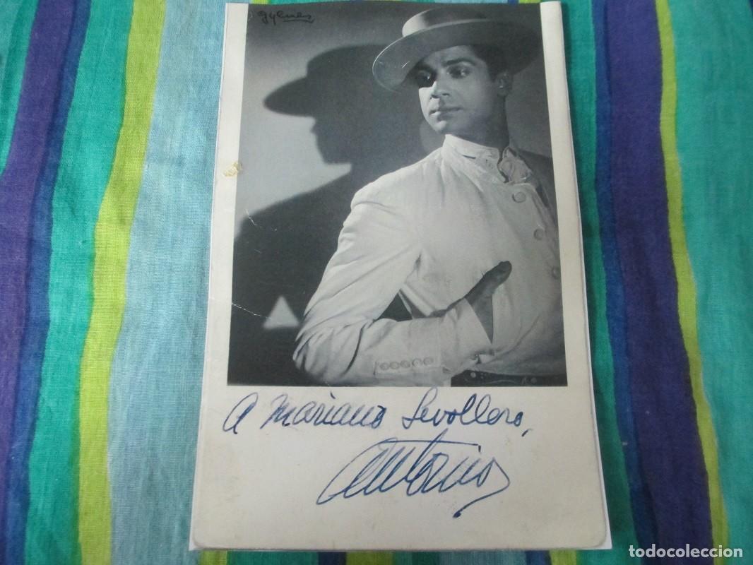 Cine: Foto antigua firmada por Antonio Ruiz Soler